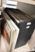 A collection of classical LPs including Andre Previn, Schubert, Lazar Berman, and Mozart etc