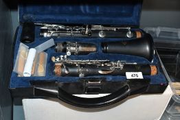 A Buffet Crampon B10 clarinet, in plastic case, with original box