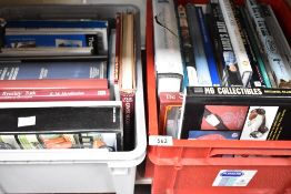 Two cartons of automobilia related books including The Complete Encyclopedia of Motorcars 1885 To