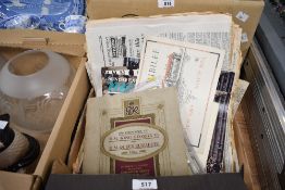 A collection of assorted ephemera including the funeral of Sir Winston Churchill and various royal