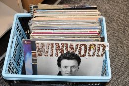 A selection of sorted genre LP's to include Steve Winwood, Womac and Womac, Blancmange, Visage,