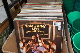 A collection of assorted albums of various genres to include Rod Stewart, The Sensational Everly