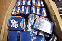 A box of Nutrack 27 x1 1/4' bicycle tyre tubes