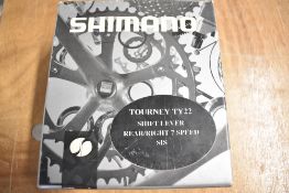 Six boxed Shimano Tourney TY22 Shift Levers Rear right 7 speed SLS (old new stock)