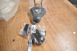 Three Sprint Leco top Tube gents bike seats and another