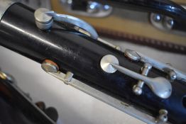 A Selmer console clarinet and other French clarinet, single case only