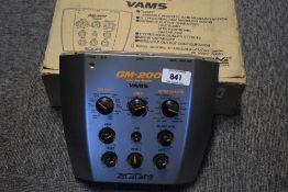 A Zoom GM-200 VAMS guitar amp modeller, with original box