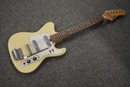 A vintage Jedson Japanese lawsuit style telecaster shaped electric guitar