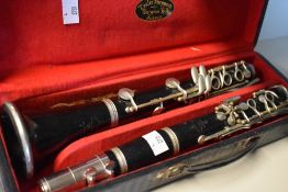 A Leslie Shepherd clarinet , in original case