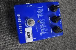 A Caline CP-17 Time Space Echo Delay guitar pedal