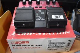 A Boss RC-20 loop station , with original box