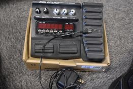 A Zoom GFX-707 guitar multi-effects processor