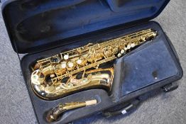 An alto saxophone , Julius Keilworth ST 90, series IV (4), in branded fitted case, looks in