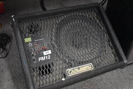 A vintage Carlsbro powered monitor