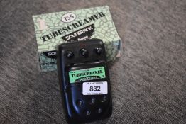 An Ibanez Soundtank Tubescreamer guitar pedal, with original box