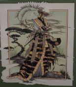 After Graham Illingworth (British Contemporary) Lithograph 'Nemesis Comes to Sweep Away the Past',