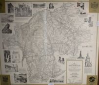 *Local Interest* After Alfred Wainwright (British 1907 - 1991) 'A Map of the County of