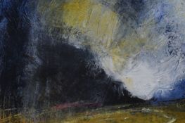 Frank Gordon (British B.1943) Acrylic on board 'Glencoe Study II', an atmospheric interpretation