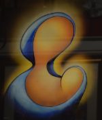 *Local Interest* After David Hurd (British 20th Century) Lithograph 'Newlife', an abstract depiction