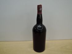 Williams & Humbarts Sherry, bearing W&H 1877 Stamp, seal and label present, label missing, level low