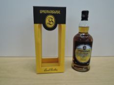 A 70ct bottle of Springbank local barley 13 year old Campbeltown single malt Scotch whisky,