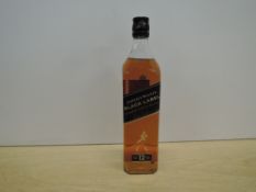 A 70cl bottle of Johnnie Walker Black Label blended Scotch Whisky, aged 12 years, 40%Vol,