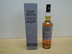 A 70cl bottle of Glen Scotia limited edition Malts Festival 2023 Lightly peated white port cask
