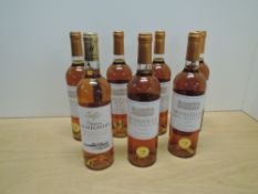 French Sweet White Wine, Monbazillac 2015 x6 and Chateau La Birondie Monbazillac 2015, all 13% vol