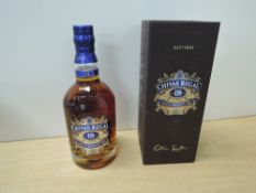 Chivas Regal 18 Year Old Gold Signature Blended Scotch Whisky, 40% vol, 70cl, 1 bottle, boxed,