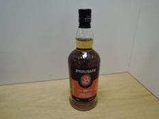 A 70ct bottle of Springbank 10 year old Campbeltown single malt Scotch whisky, 46% vol, seal
