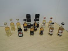 Whisky Miniatures, Tomatin 10 Year Old x2, Dalmore 12 Year Old 3cl x2, Bushmills Irish Whiskey x2,