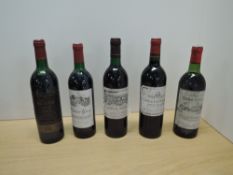 1980's French Red Wine, 1982 Chateau Moulins Listrac, Puisseguin St Emillion, no strength stated,