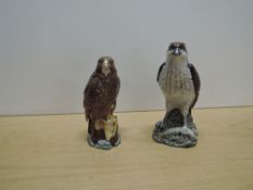 Beneagles Scotch Whisky Flasks, Beswick Osprey modelled by D Lyttleton, 70 proof 13 1/3 fl oz,