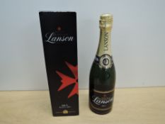 Lanson Brut Black Label Champagne, 12.5% vol, 75cl, in card box, 1 bottle, seal and level good