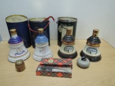 Bell's Commemorative Wade Whisky Bell's, 1988 Princess Beatrice Birth, 1989 Christmas, 1990 Queen