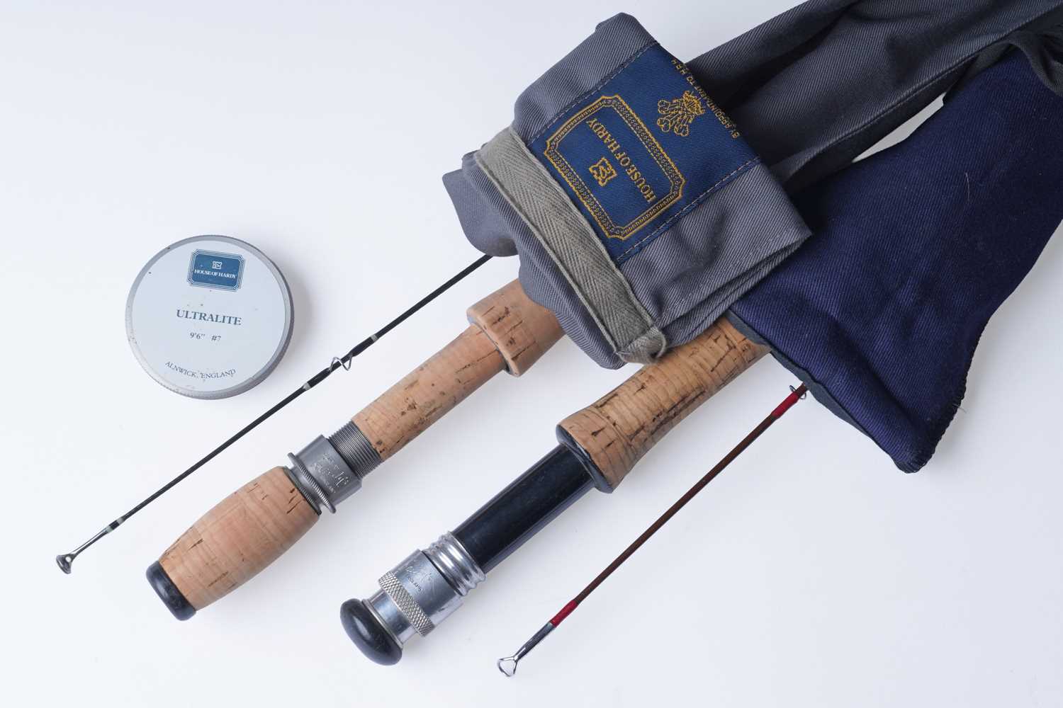 Two Hardy trout fly rods