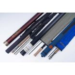 Three rods; and an aluminium tube