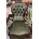 A Victorian chaise longue together with a matching lady's and gentleman's chair and a set of six - Image 5 of 5
