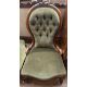 A Victorian chaise longue together with a matching lady's and gentleman's chair and a set of six - Image 3 of 5