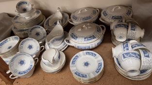 A Coalport Revelry pattern part tea and dinner service