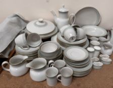 A Royal Doulton Berkshire pattern part tea and dinner service