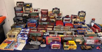 A collection of boxed models of Yesteryear together with Lledo models, Burago,