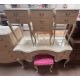 A cream painted part bedroom suite comprising a dressing table, - Image 3 of 3