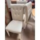 A modern oak and cream painted kitchen table and eight chairs together with a matching sideboard, - Image 6 of 6