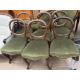 A Victorian chaise longue together with a matching lady's and gentleman's chair and a set of six - Image 2 of 5