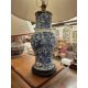 A Japanese Imari pattern vase converted to a table lamp together with three Chinese blue and white - Image 18 of 25