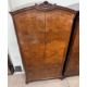 A 20th century burr walnut bedroom suite comprising two wardrobes, dressing table, stool, - Image 2 of 5