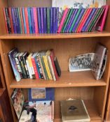 A collection of books from The Children's golden library together with other books and records etc