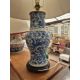 A Japanese Imari pattern vase converted to a table lamp together with three Chinese blue and white - Image 20 of 25