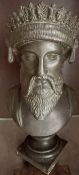 After Georges Servant Jupiter A spelter bust